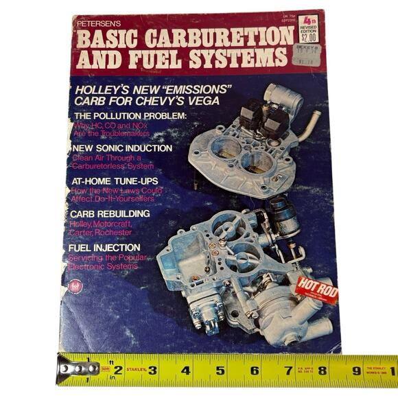 VTG 1973 Petersons "Basic Carburetion And Fuel Systems" 4th ED Hot Rod Magazine - Picture 3 of 16